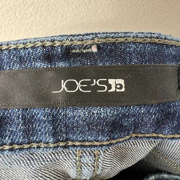 JOE'S Blue Medium Wash Cotton Blend Distressed Becky Skinny Ankle Jeans Size 29 - Picture 6 of 8